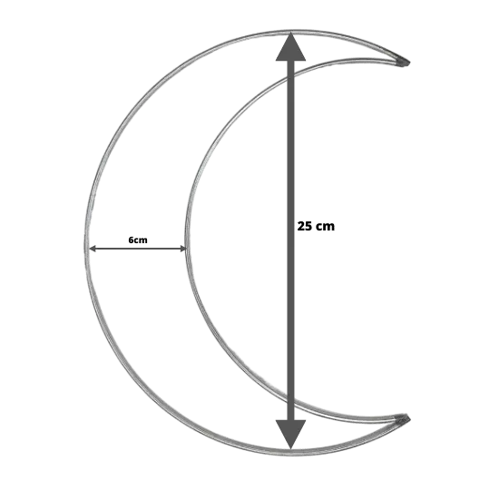 Lune en métal Attrape-rêve – Image 3