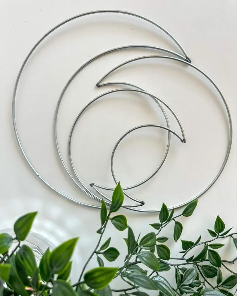 lune metallique pour faire un attrape reve