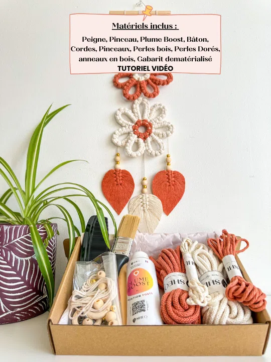 Kit Diy - Suspension fleur macrame – Image 3
