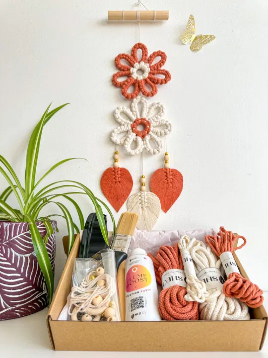 Kit Diy - Suspension fleur macrame – Image 2