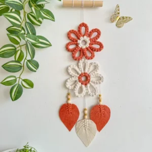 Kit Diy - Suspension fleur macrame